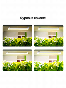 Фитолампа для растений с таймером накладная Огонек OG-LDP17